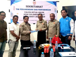 Syamsul Samad Resmi Daftar Sebagai Calon Ketua KONI Sulbar 2025–2029