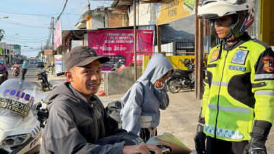 Operasi Patuh Marano Sasar Pengendara di Jalan Ahmad Kirang Mamuju