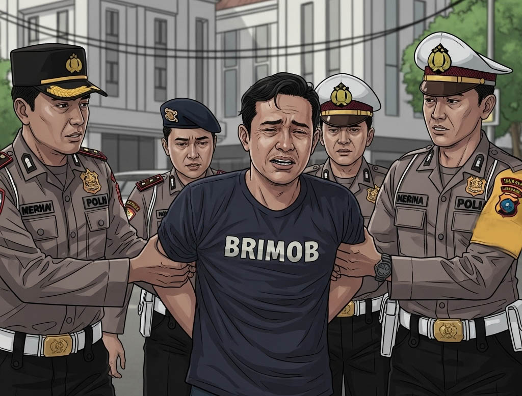 Polisi Amankan Pria Diduga Setubuhi Anak di Bawah Umur, Mengaku Anggota Brimob Gadungan