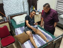 Wagub Sulbar Jenguk Polisi yang Terluka Saat Amankan Eksekusi Lahan: Ini Jadi Pembelajaran Bagi Kita Semua