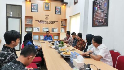 Kominfo Sulbar Berbagi Best Practice Seleksi Komisioner KIP dengan DPRD Sulawesi Tengah
