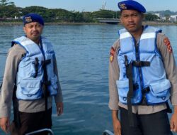 Satpolair Polresta Mamuju Lakukan Pengamanan Wisata Pantai dan Klinik Apung di Tapandulu