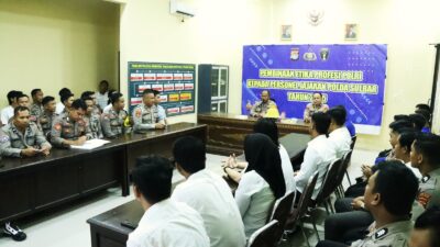 Polres Majene Terima Kunjungan Bid Propam Polda Sulbar dalam Rangka Pembinaan Etika Profesi Polri