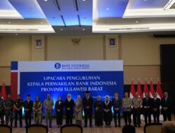 Wakapolda Sulbar Hadiri Pengukuhan Kepala Perwakilan BI Sulbar, Sinergitas Jaga Stabilitas Ekonomi Daerah