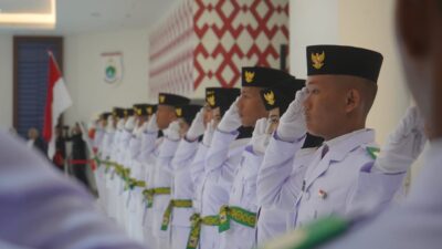 Gubernur Sulbar Kukuhkan 69 Paskibraka Provinsi, Siap Jalankan Tugas Upacara HUT RI