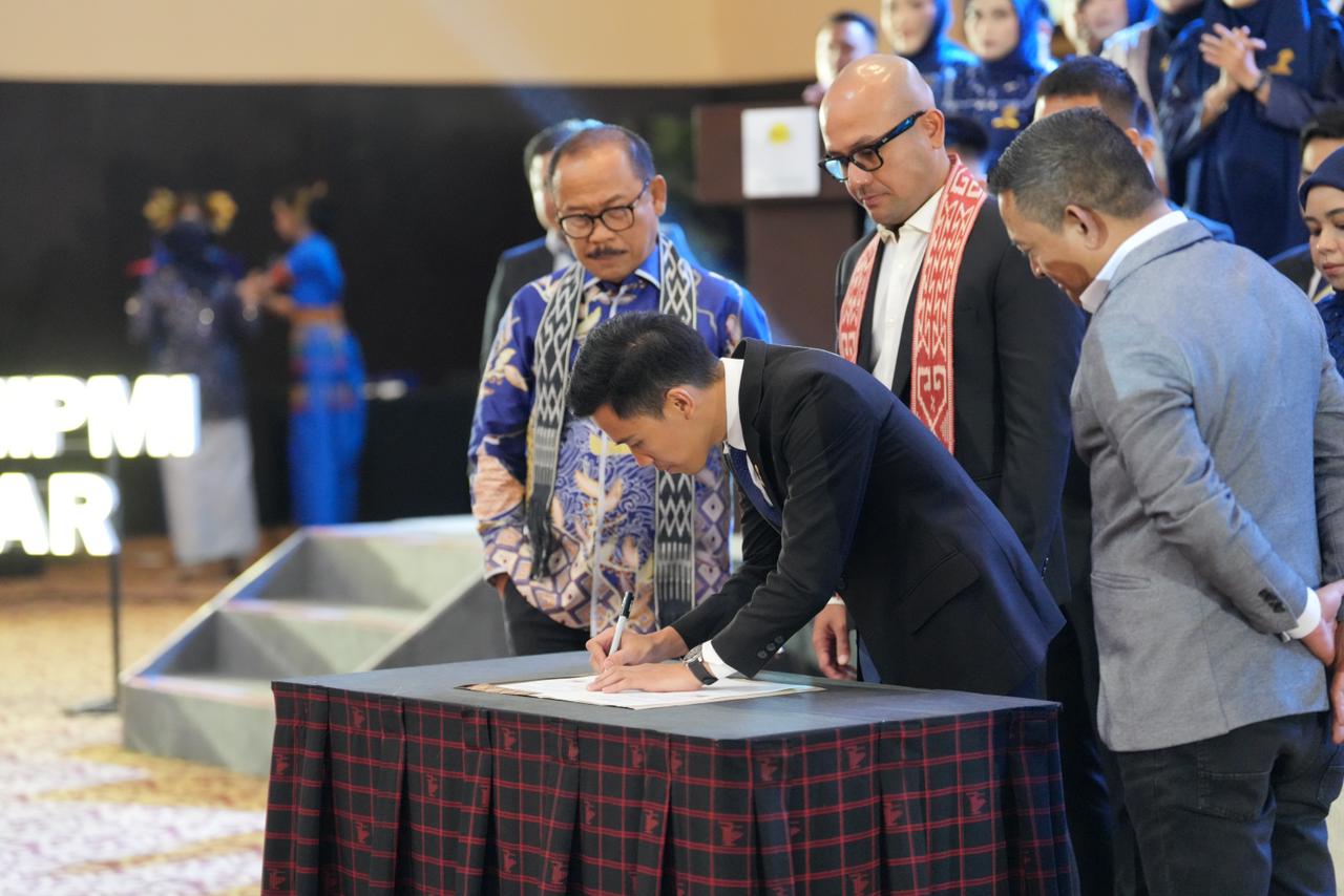 HIPMI Sulbar Resmi Dilantik, Siap Jadi Mitra Strategis Pemerintah Dongkrak Ekonomi Daerah