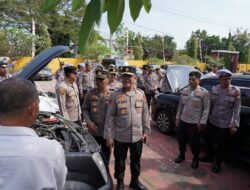 Wakapolda Sulbar Inpeksi Kendaraan Dinas di Polman, Siap Optimalkan Pelayanan Publik