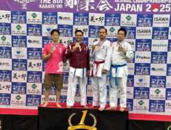 Bripda Muh. Risaldi, Polisi Karateka Polda Sulbar, Kibarkan Merah Putih di Jepang!