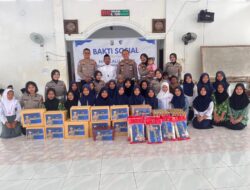 Polantas Polda Sulbar Menyapa Pesantren Al-Munawarah, Sentuhan Kemanusian Jelang HUT Lantas Ke-70