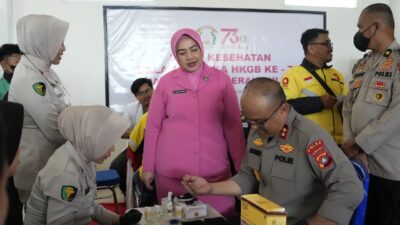 Semarak Hut Lalu Lintas ke-70, Kapolda Sulbar harapkan Kegiatan Bakhti Kesehatan Memberikan Manfaat untuk Masyarakat