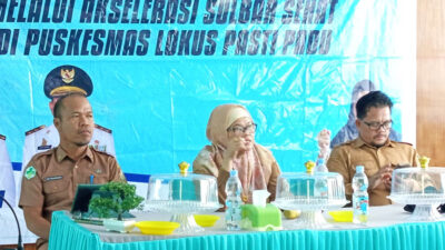 Perkuat Pelaksanaan Pasti Padu, Dinkes Sulbar Lakukan Penguatan Manajemen Sulbar Sehat di Puskesmas Pamboang