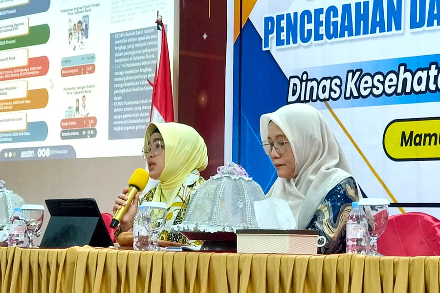 Sekretaris Dinkes Sulbar Paparkan Isu Strategis dan Renstra 2025–2029 pada Kegiatan Validasi Data Kesehatan Bidang P2P