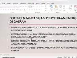 Pemprov Sulbar Dukung Agenda Nasional Ketahanan Energi Berkelanjutan dan Berkeadilan