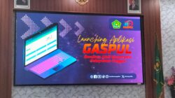 Biro Pemkesra Sulbar Hadiri Launching Aplikasi GASPUL