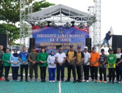 Kapolda Sulbar Hadiri dan Meriahkan Olahraga Bersama di Lanal Mamuju, Sinergitas TNI-Polri Semakin Solid