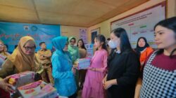 TP PKK dan Diskes Sulbar Intervensi Gizi Ibu Hamil melalui Pemberian Susu Bumil di Lokus Program Pasti Padu