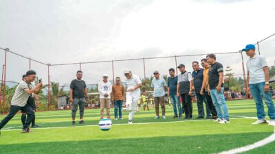 Gubernur Suhardi Duka Resmikan Lapangan Mini Soccer All Star Kalukku, Dorong Pembinaan Generasi Muda