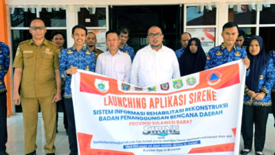 BPBD Sulbar Luncurkan Aplikasi SIRINE, Dorong Transparansi dan Efisiensi Rehabilitasi dan Rekonstruksi