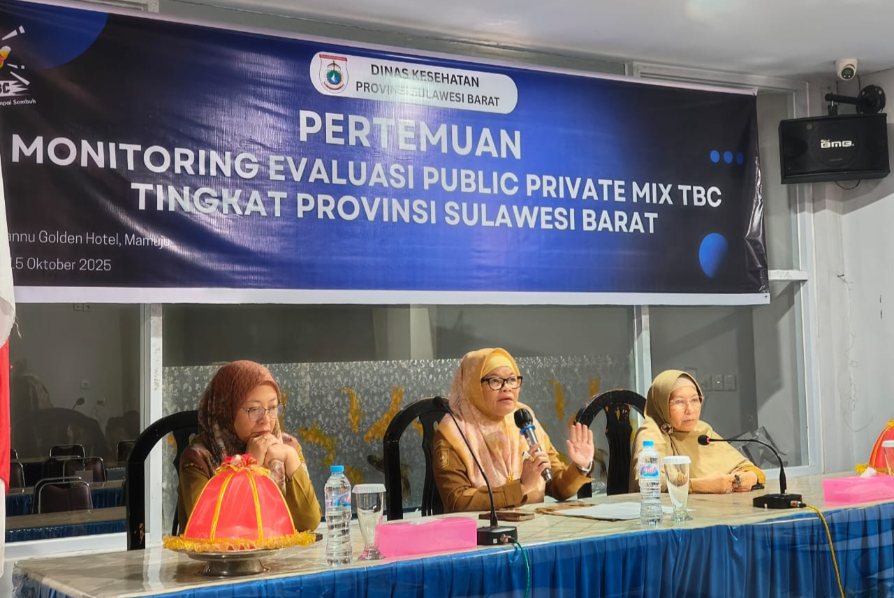 Diskes Sulbar Gelar Monev PPM TBC Tingkat Provinsi, Perkuat Sinergi Menuju Eliminasi TBC 2030