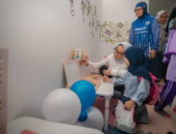 Wujudkan Kantor Ramah Anak, Ketua TP PKK Harsinah Suhardi Resmikan Ruang Bermain di BKD Sulbar