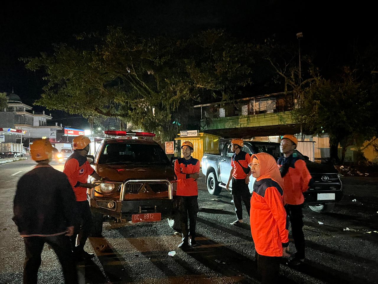 Plt. Kalaksa BPBD Sulbar Beri Arahan kepada TRC Sebelum Patroli di Kota Mamuju