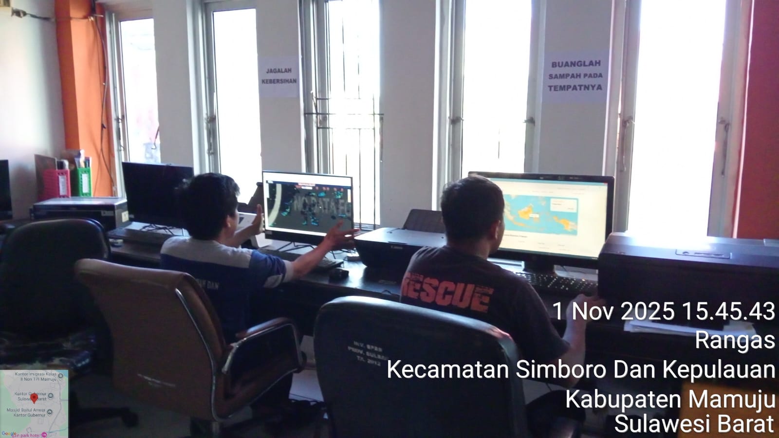 Pusdalops BPBD Sulbar Terus Lakukan Pemantauan Kondisi Cuaca