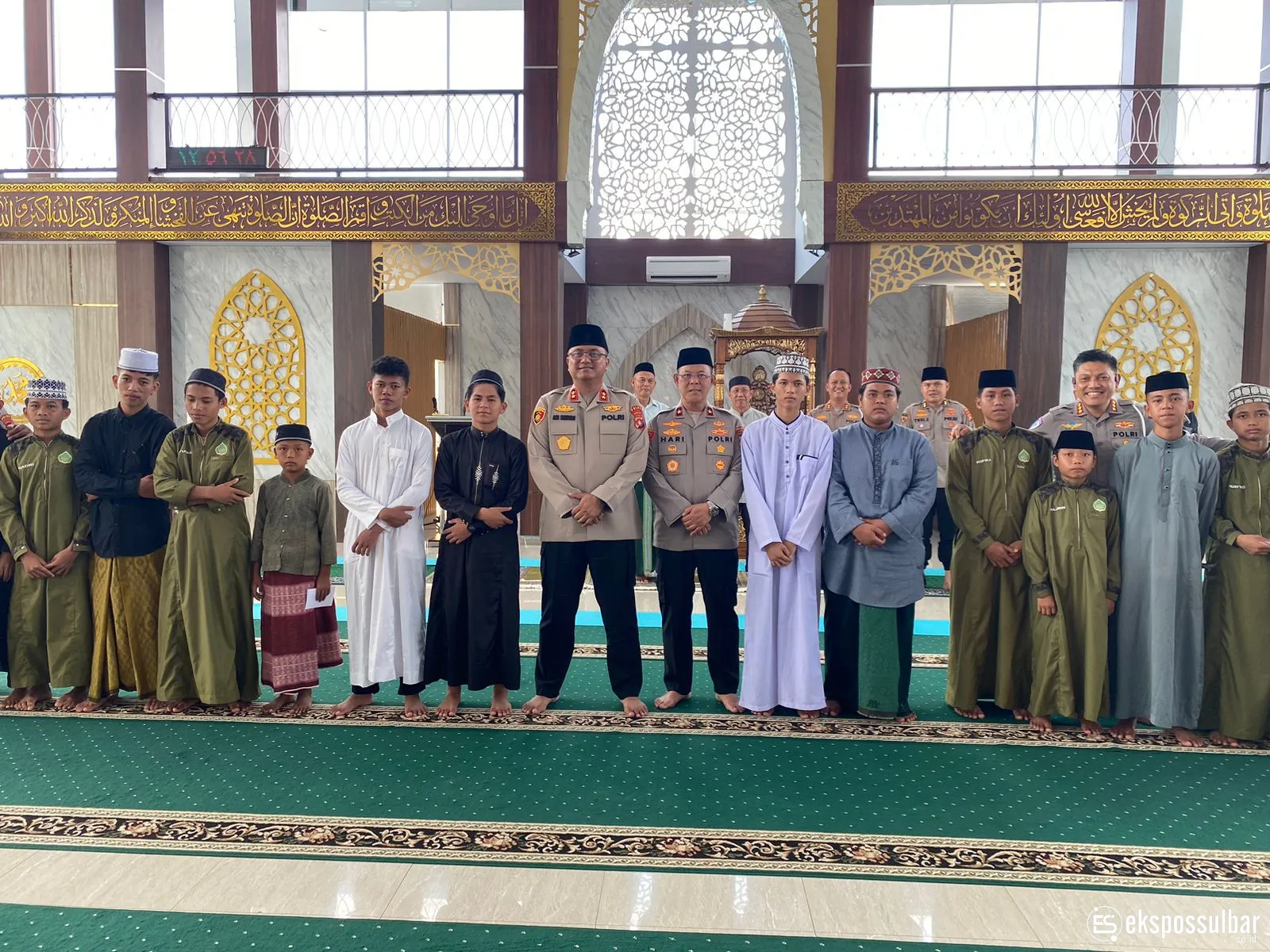 Yasinan dan Doa Bersama Anak Yatim Kembali Hidupkan Jumat Berkah Polda Sulbar