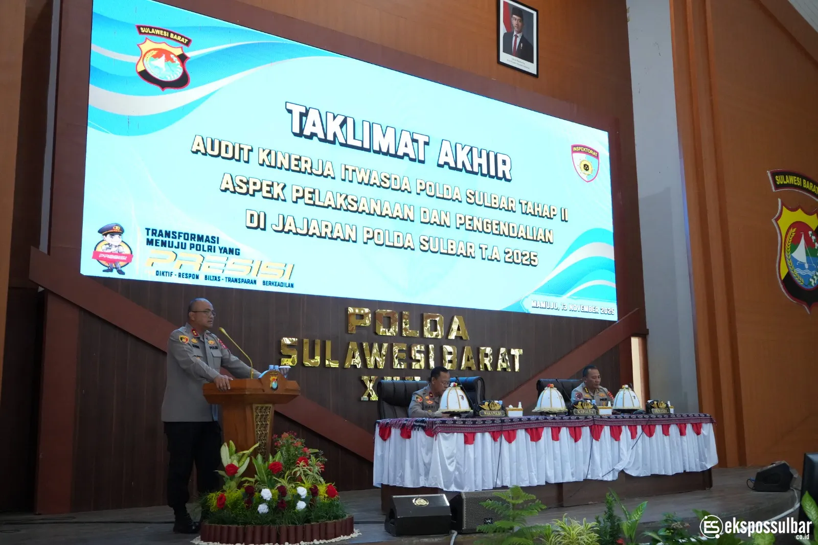 Kapolda Sulbar Tutup Audit Kinerja Tahap II, Minta Jajaran Tingkatkan Akuntabilitas