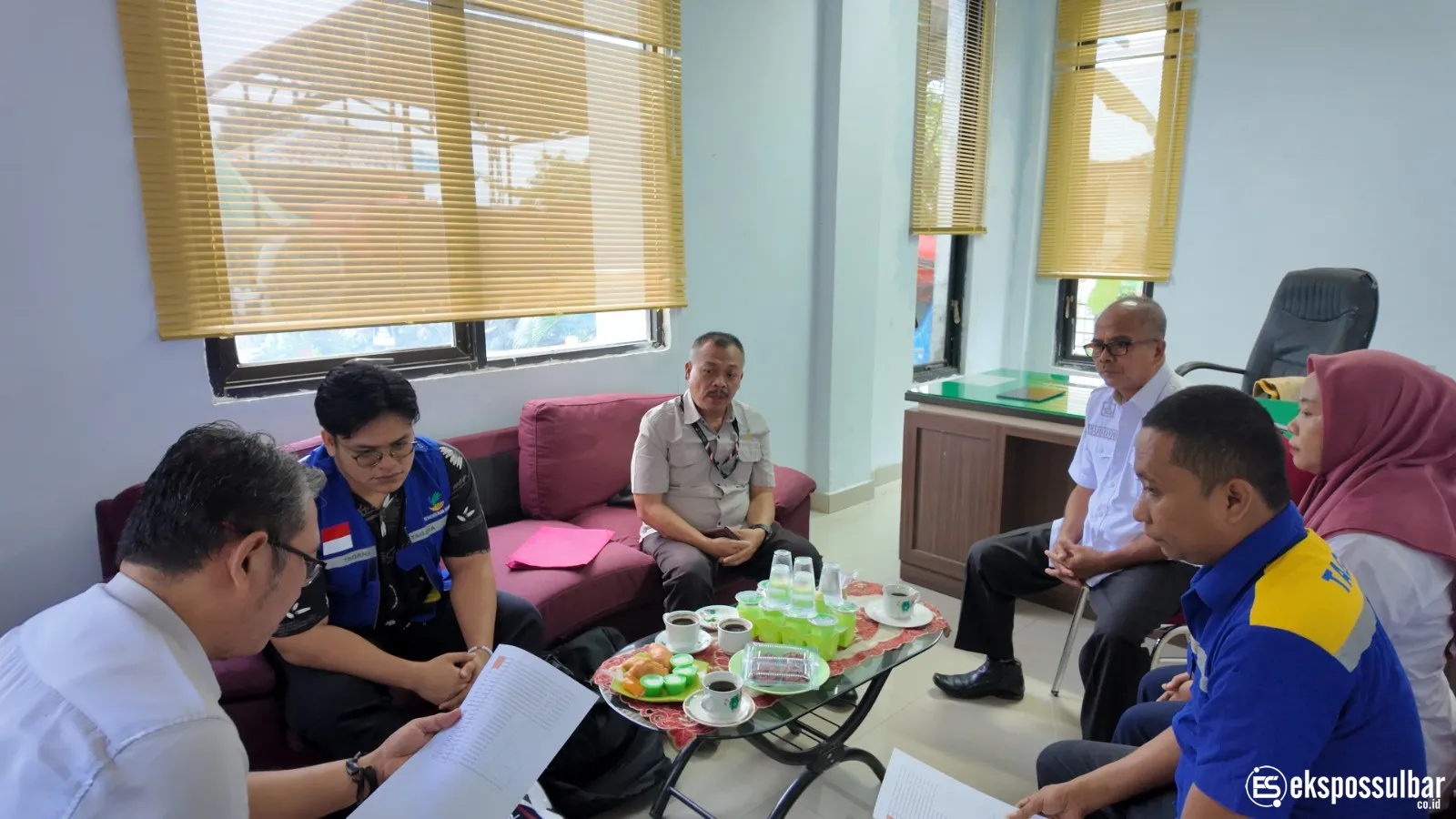 Dinsos Sulbar Terima Kunjungan Direktorat Perlindungan Sosial Korban Bencana Alam Kemensos RI