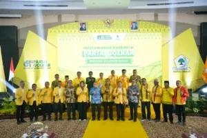 Gubernur Sulbar Hadiri Musda IV Golkar, Tekankan Kolaborasi demi Pembangunan Daerah