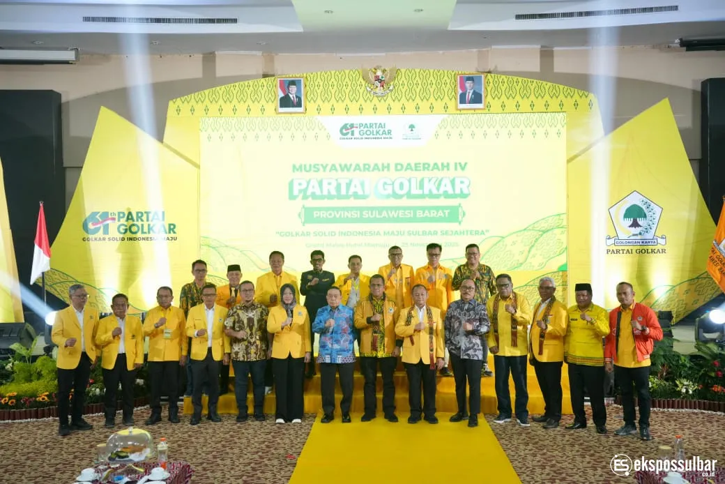 Gubernur Sulbar Hadiri Musda IV Golkar, Tekankan Kolaborasi demi Pembangunan Daerah