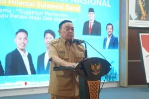 Wakil Gubernur Sulbar Hadiri Pelantikan Petani Milenial Sulbar, Dorong Transformasi Pertanian
