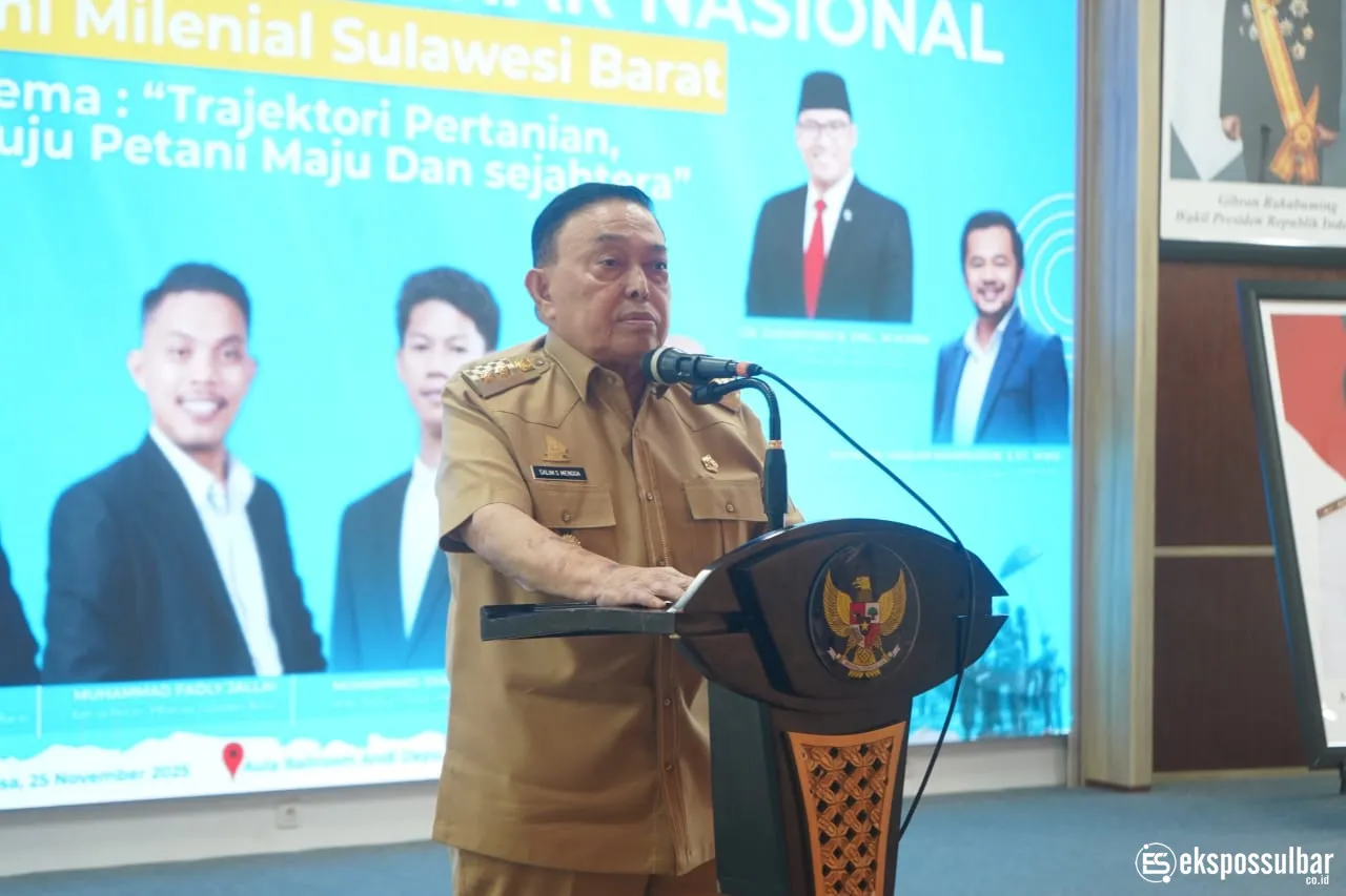 Wakil Gubernur Sulbar Hadiri Pelantikan Petani Milenial Sulbar, Dorong Transformasi Pertanian