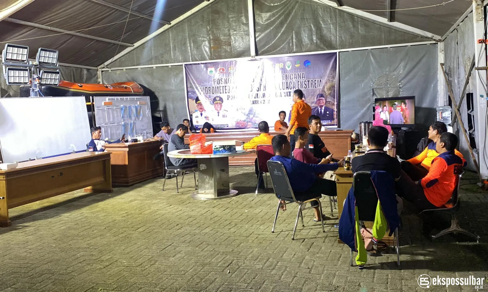 Regu 4 Posko Siaga Darurat BPBD Sulbar Terus Lakukan Pemantauan Kondisi Cuaca di Wilayah Sulawesi Barat