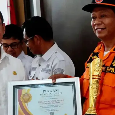 BPBD Sulbar Apresiasi BPBD Mamuju Tengah Raih Juara 1 Gelora Award 2025