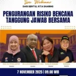 BPBD Sulbar Ikuti Live Webinar Pusdiklat BNPB RI