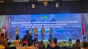 Kepala BPSDMD Sulbar Ikuti Rakornas Pengembangan SDM Tahun 2025 di Balikpapan