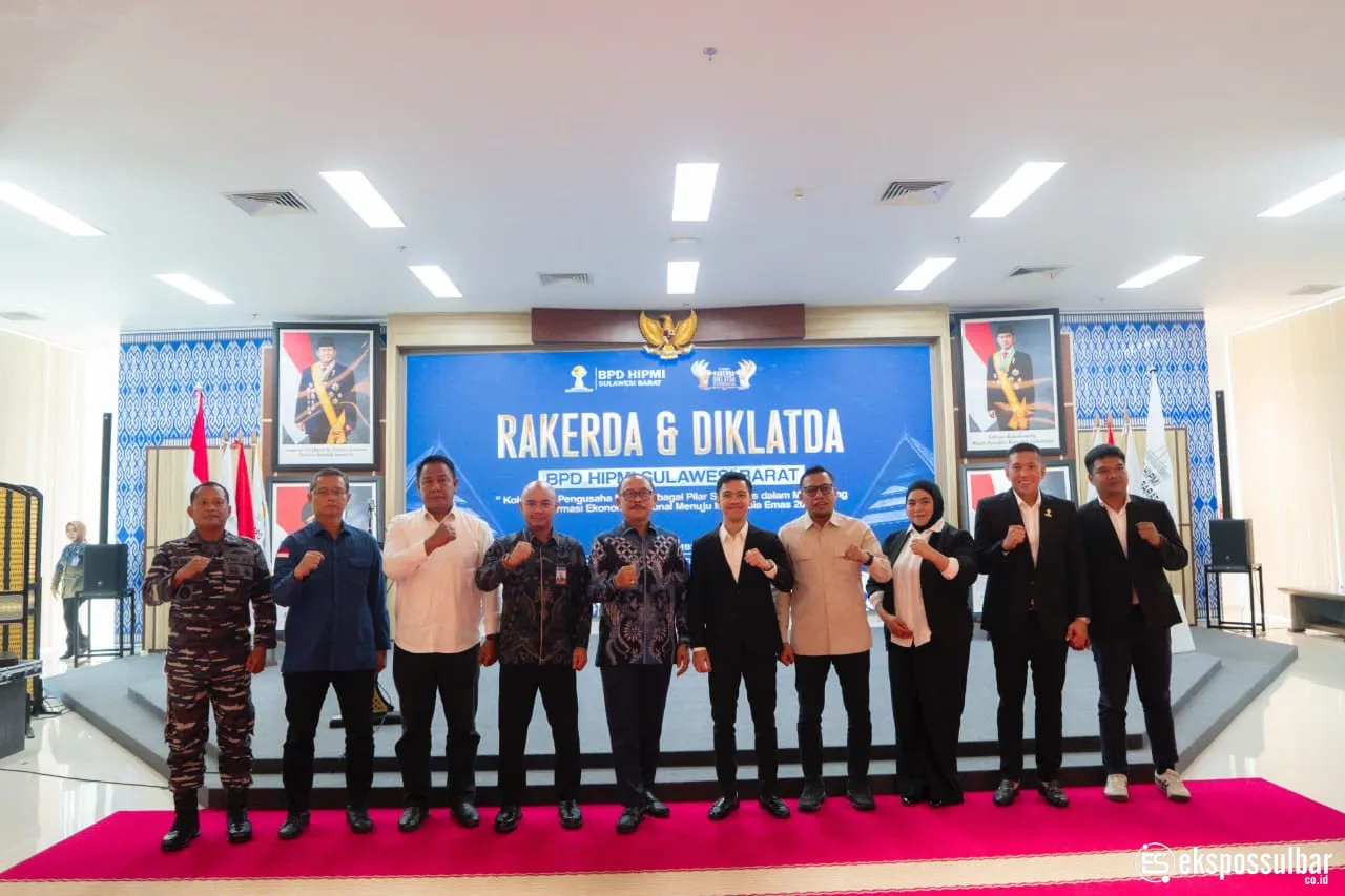 Dukung Indonesia Emas 2045, Gubernur Suhardi Duka Tekankan Peran Strategis Pengusaha Muda HIPMI Sulbar