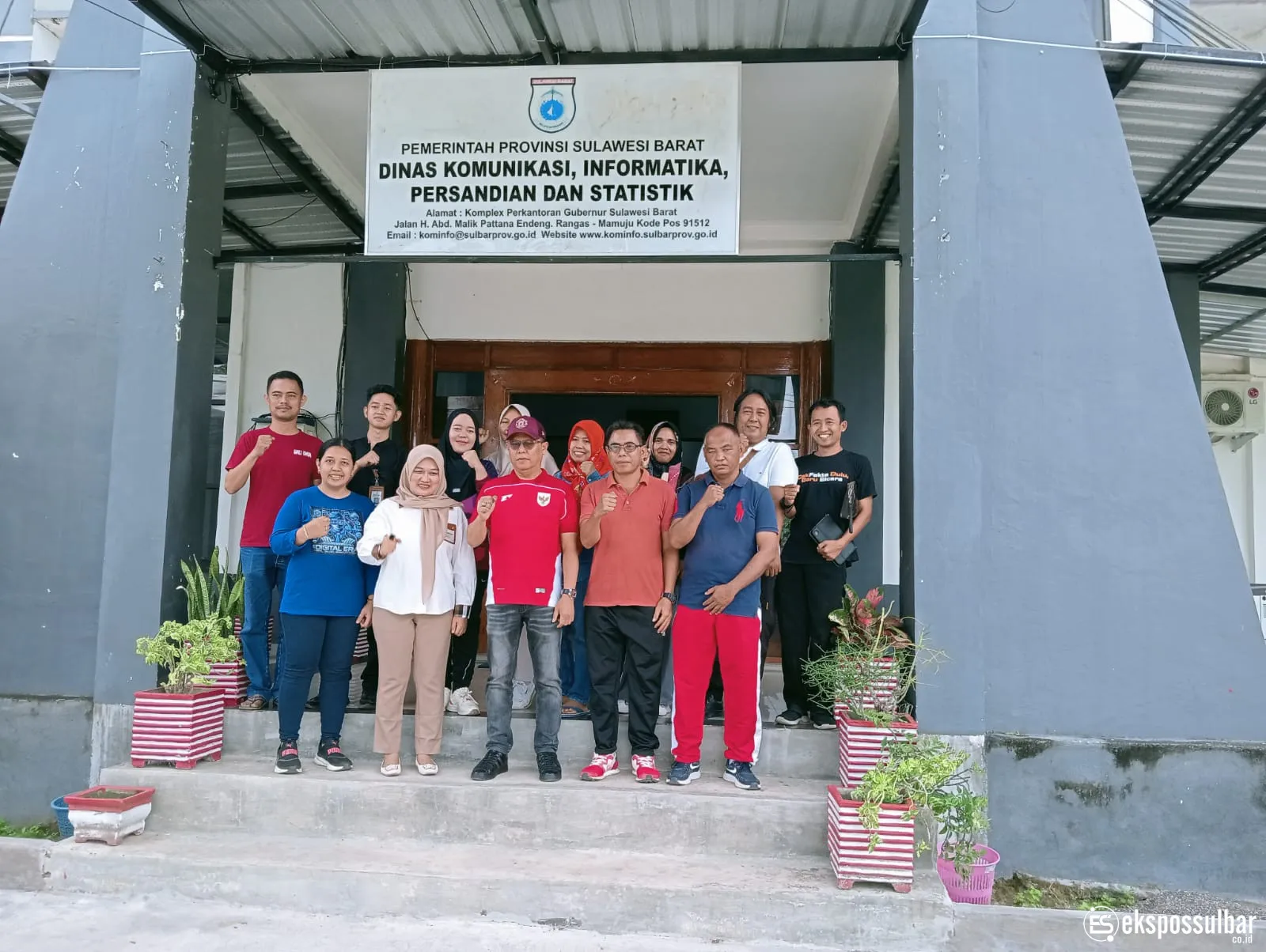 Sambut Arahan Sekda, Diskominfo Sulbar Komitmen Benahi Kantor dan Tingkatkan Disiplin Pegawai