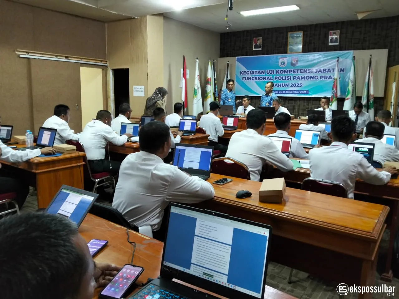 BPSDMD Sulbar Selenggarakan Uji Kompetensi Jabatan Fungsional Polisi Pamong Praja Tahun 2025