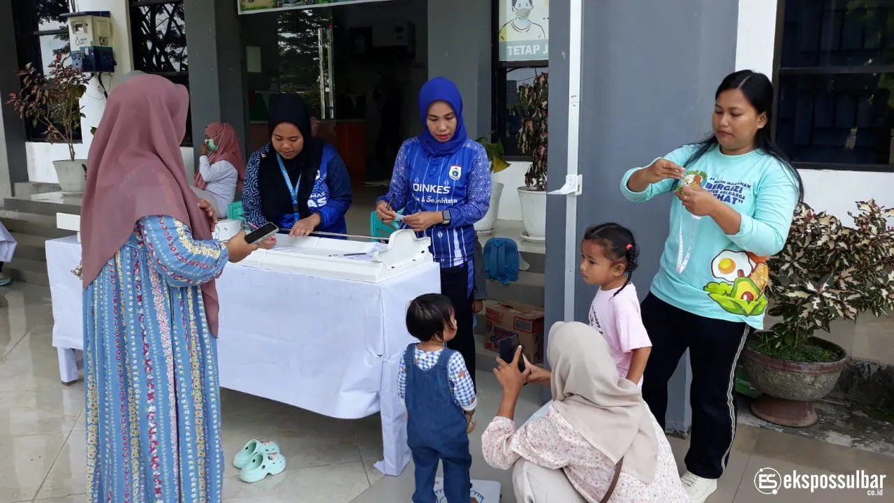 Dinkes Sulbar Gelar Pelayanan Balita bagi Anak ASN dan TATT
