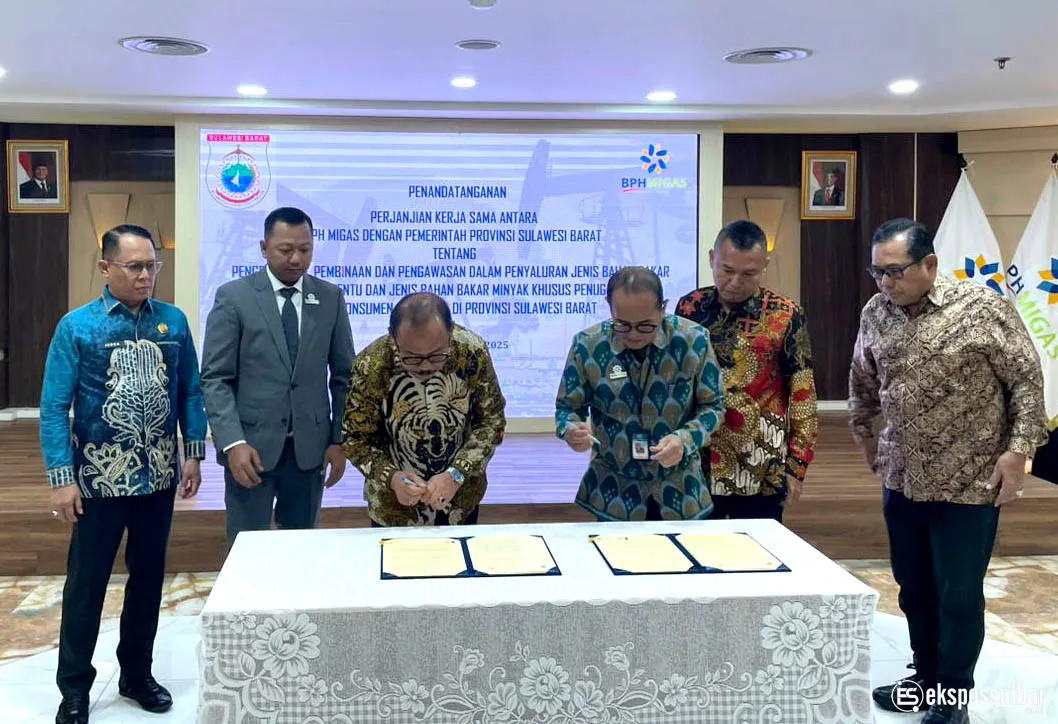 Pemprov Sulbar dan BPH Migas Teken PKS Pengawasan BBM Subsidi, Fokus Cegah Penyimpangan