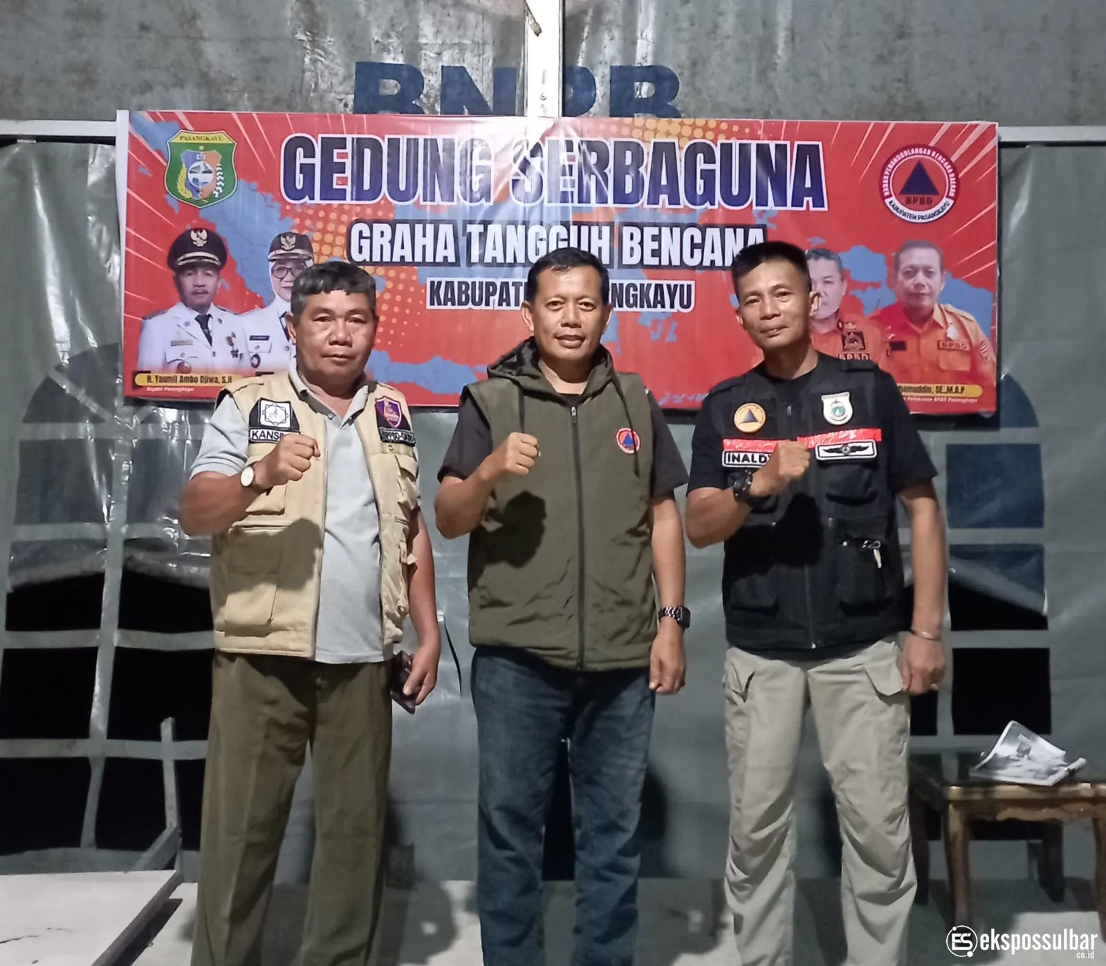 Perkuat Koordinasi dan Pembinaan, BPBD Sulbar Kunjungi Gedung Serbaguna Graha Tangguh Bencana Pasangkayu