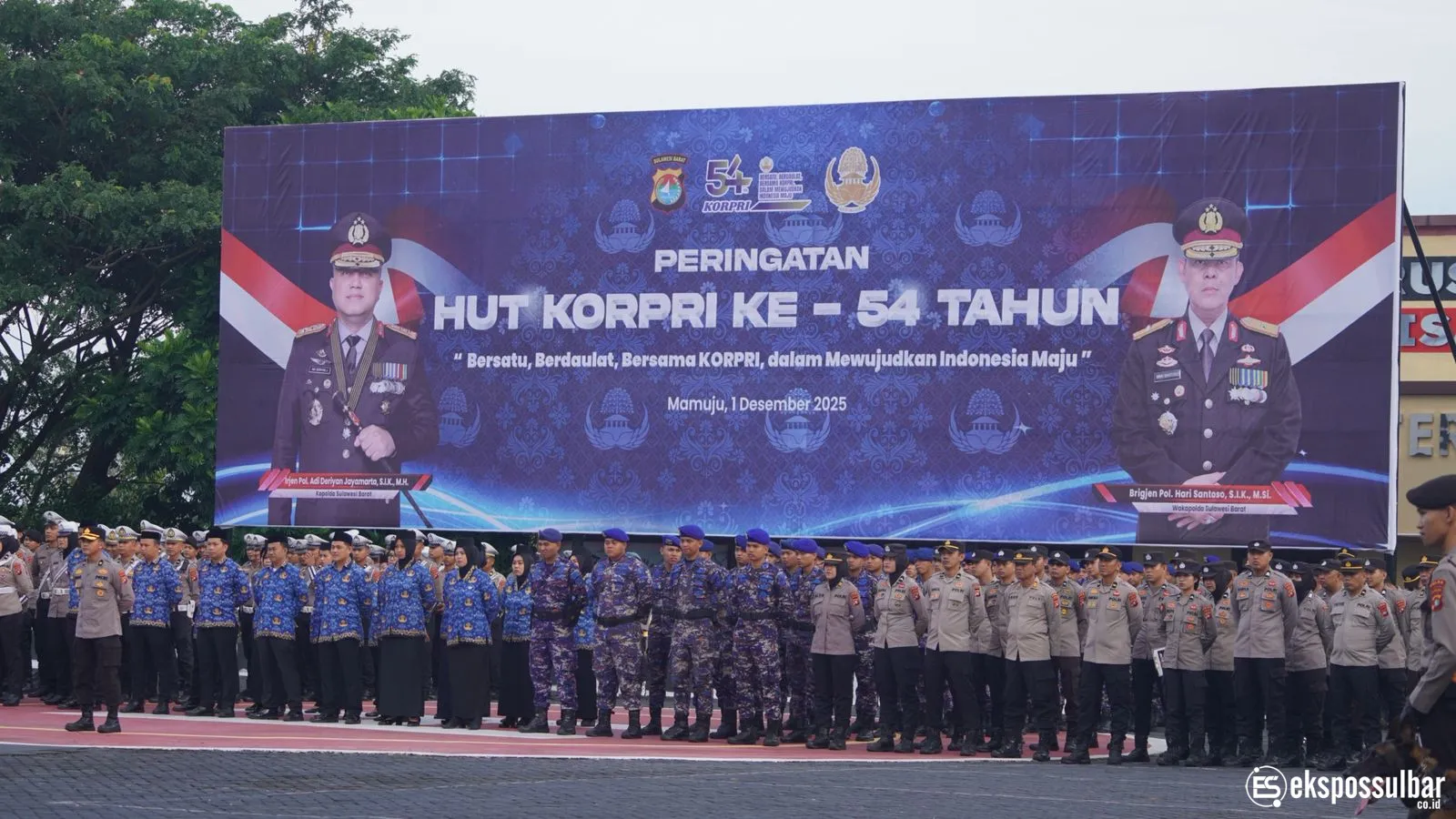 HUT KORPRI ke-54: Wakapolda Sulbar Ajak ASN Tingkatkan Profesionalisme dan Integritas