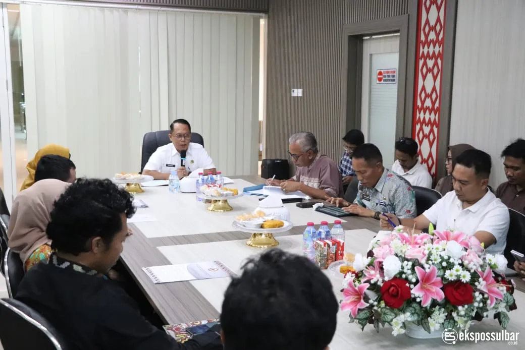 Sekda Sulbar Pimpin Exit Meeting BPK RI, Tegaskan Percepatan Perbaikan Temuan