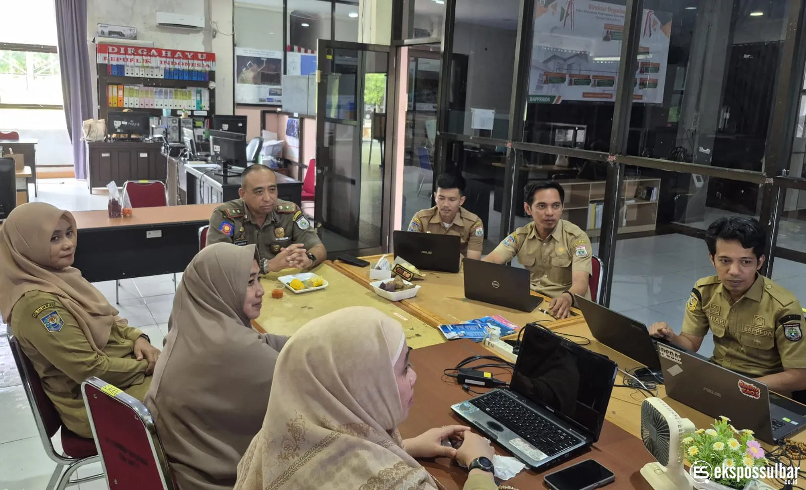 Bapperida Sulbar Ikuti Rakor Pengendalian Inflasi dan Inventarisasi Jembatan Pejalan Kaki