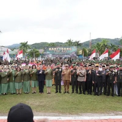 Wakapolda Sulbar Meriahkan Hari Juang TNI AD 2025 di Mamuju