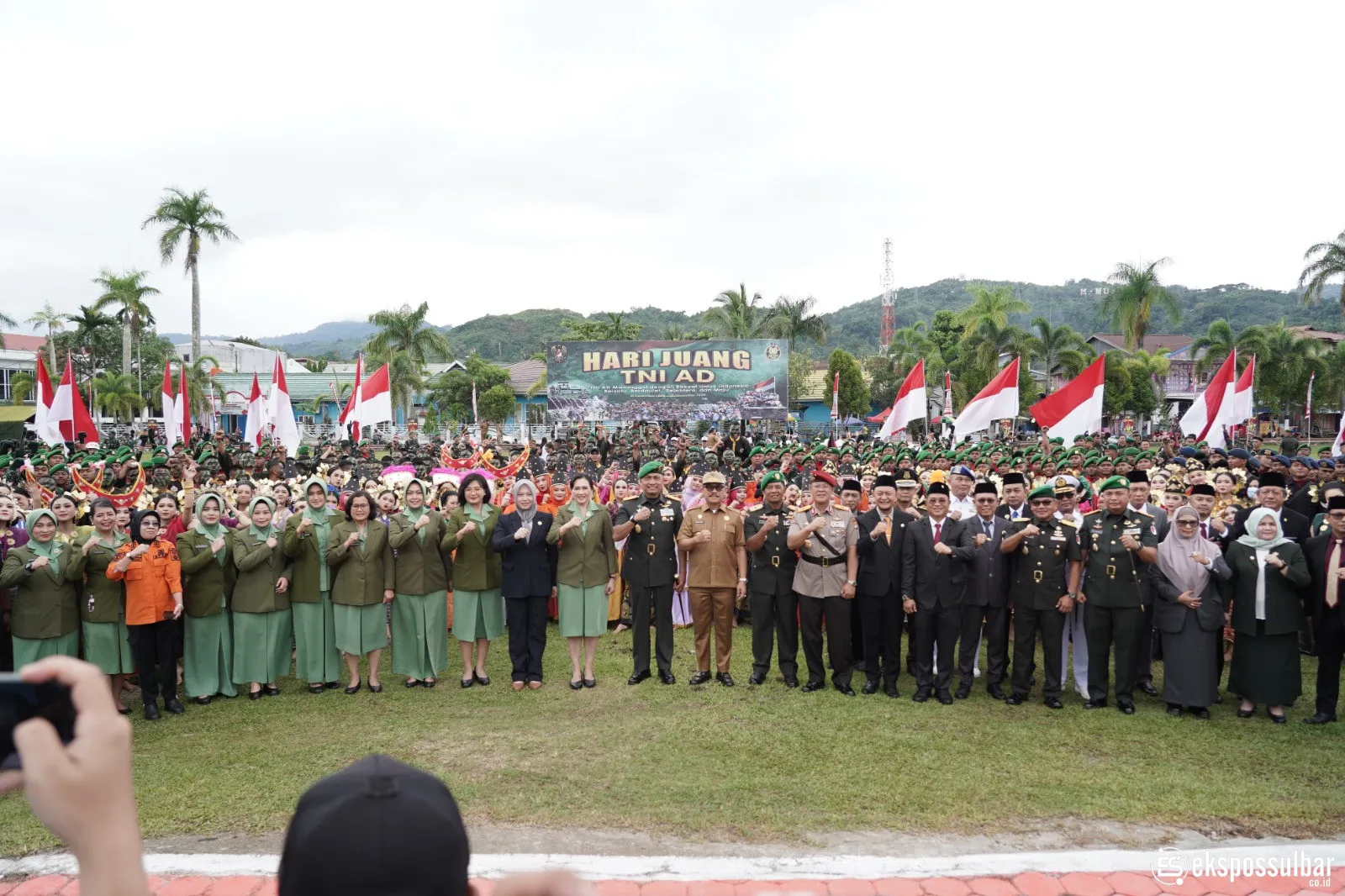 Wakapolda Sulbar Meriahkan Hari Juang TNI AD 2025 di Mamuju