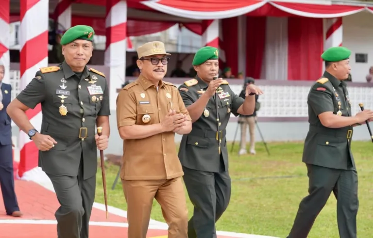 Gubernur SDK Hadiri Hari Juang TNI AD ke-80, Pemprov Sulbar Komitmen Siapkan Lahan Batalyon 6 Kabupaten di Sulbar
