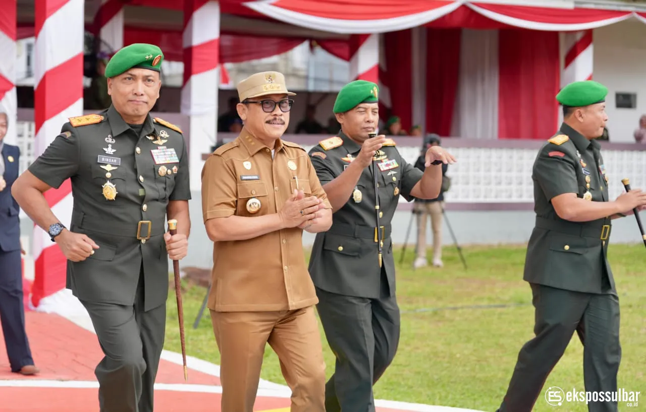 Gubernur SDK Hadiri Hari Juang TNI AD ke-80, Pemprov Sulbar Komitmen Siapkan Lahan Batalyon 6 Kabupaten di Sulbar